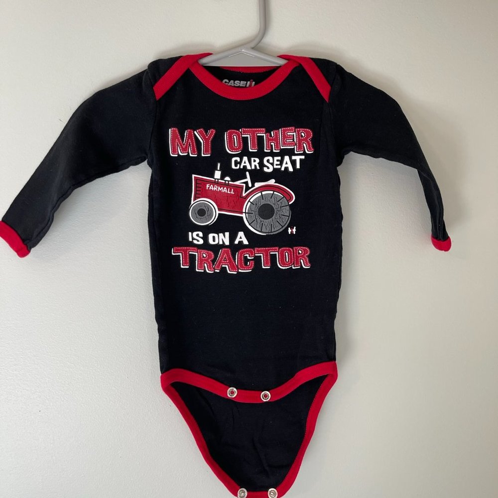 Case IH Onesie Bodysuit Tractor 6 Months